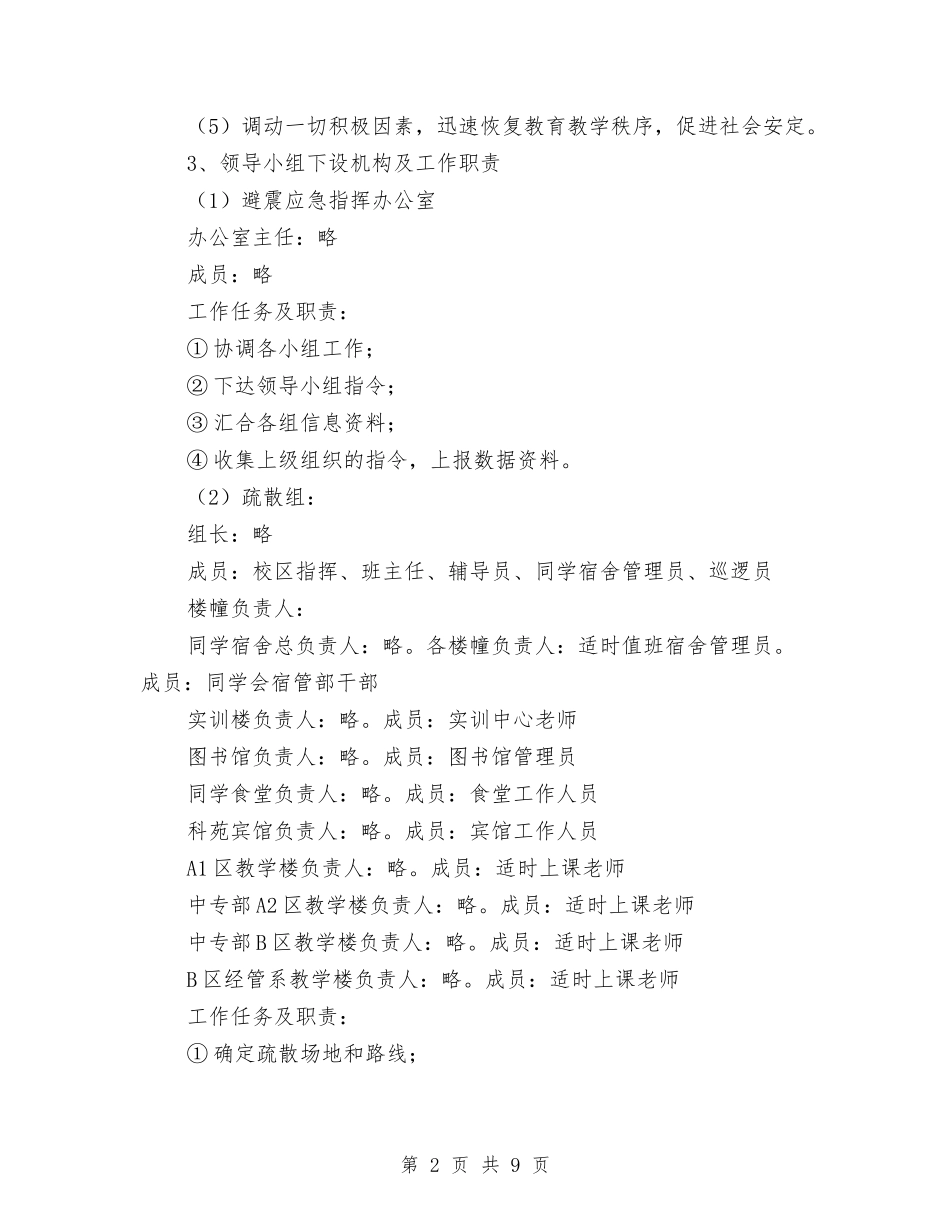 职业技术学院避震应急措施_第2页