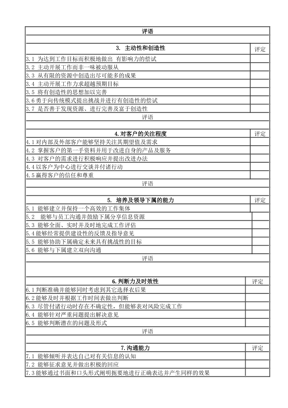 综合能力考核表1_第2页