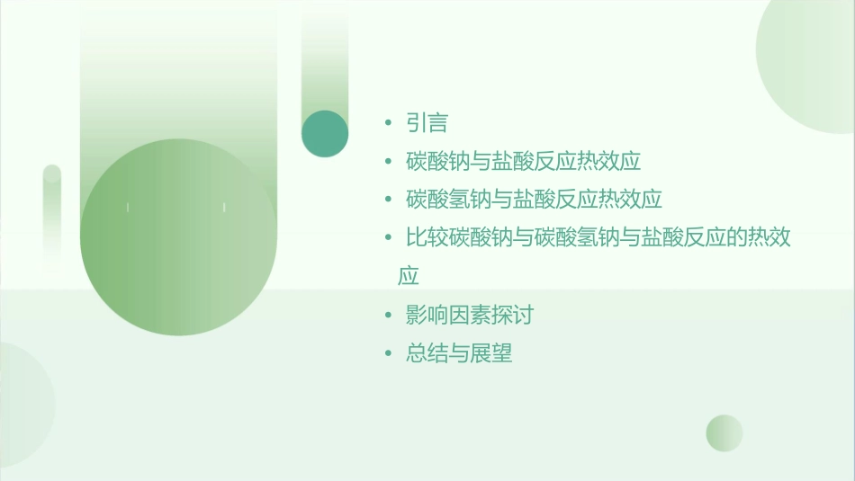 碳酸钠碳酸氢钠与盐酸反应热效应的探究课件_第2页