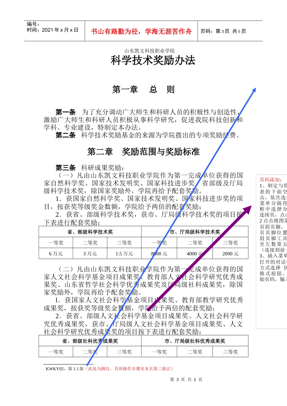 规章制度编写格式要求_第3页