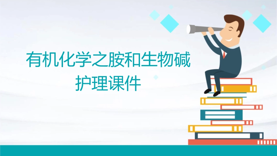 有机化学之胺和生物碱护理课件_第1页