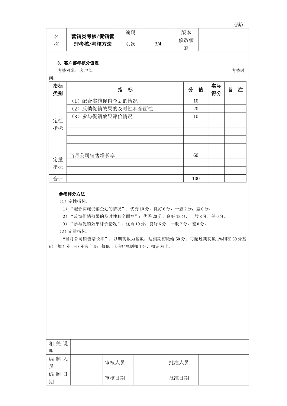 促销管理考核考核方法_第3页