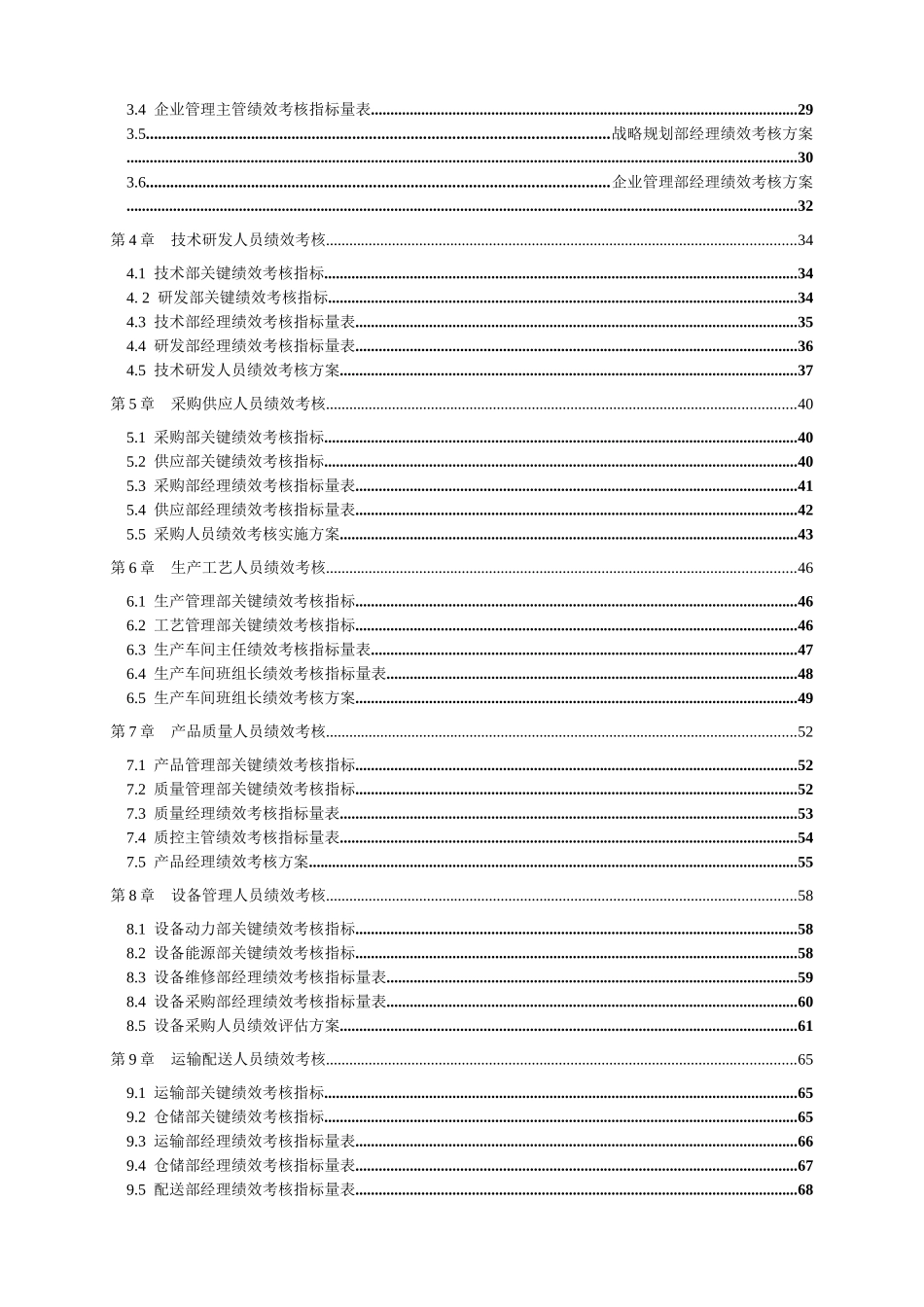 大纲整理企业绩效考核制度_第3页