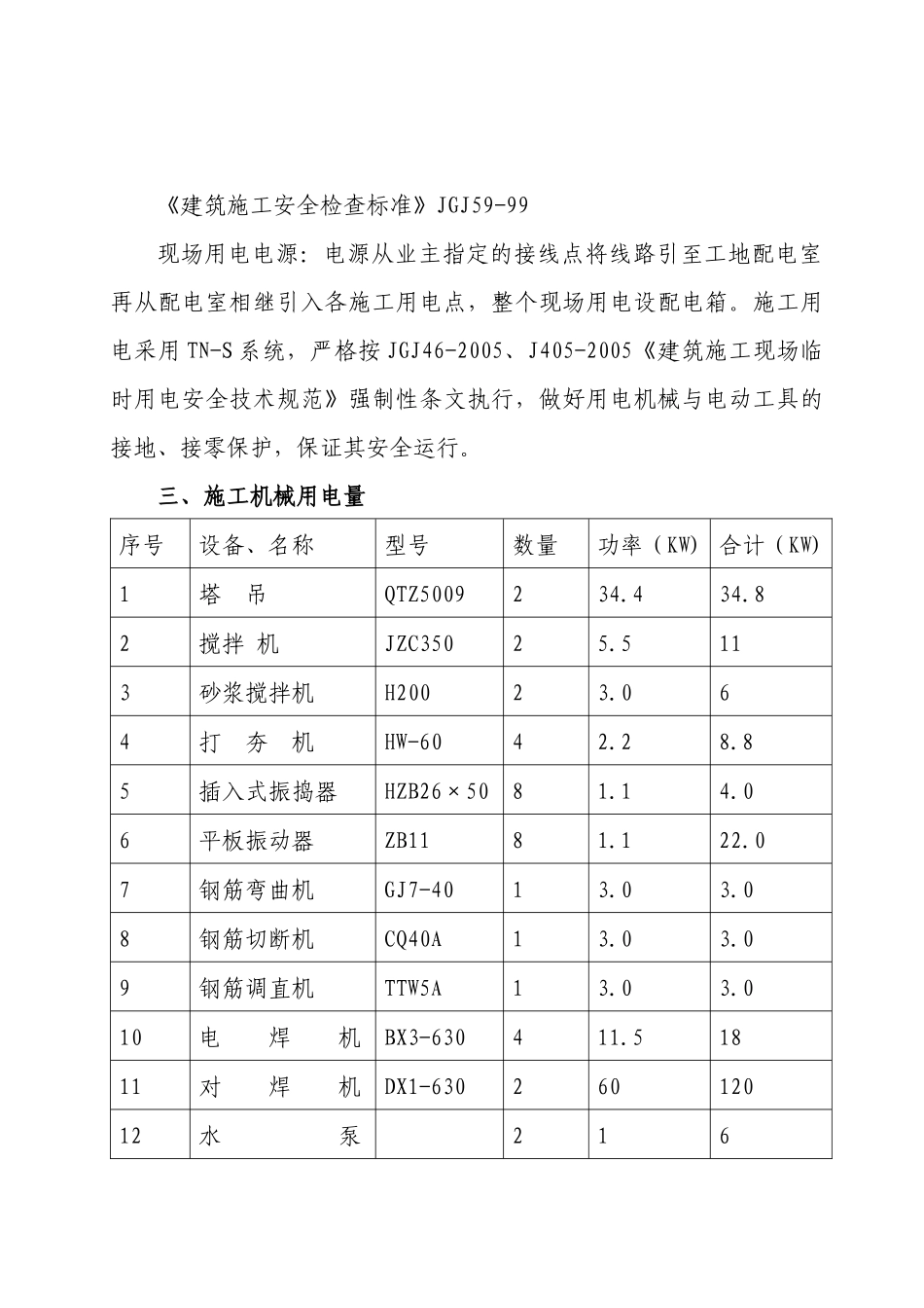 施工临时用电专项施工方案培训资料( 61页)_第3页