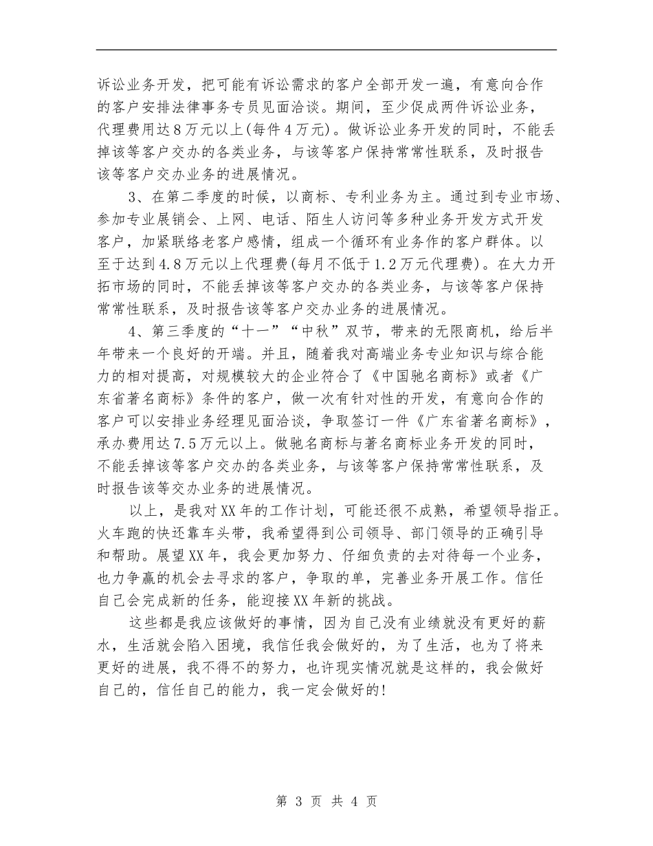 2024年公司业务员年度计划_第3页