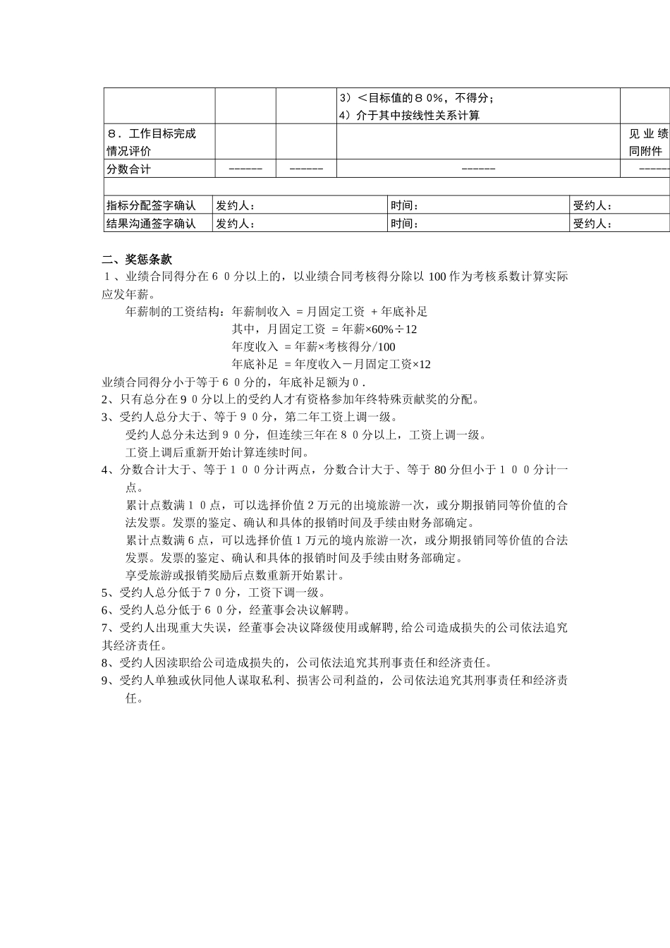副总经理业绩合同_第2页
