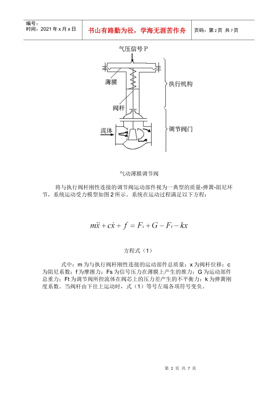 调节阀执行机构的工作原理与分类研究_第2页
