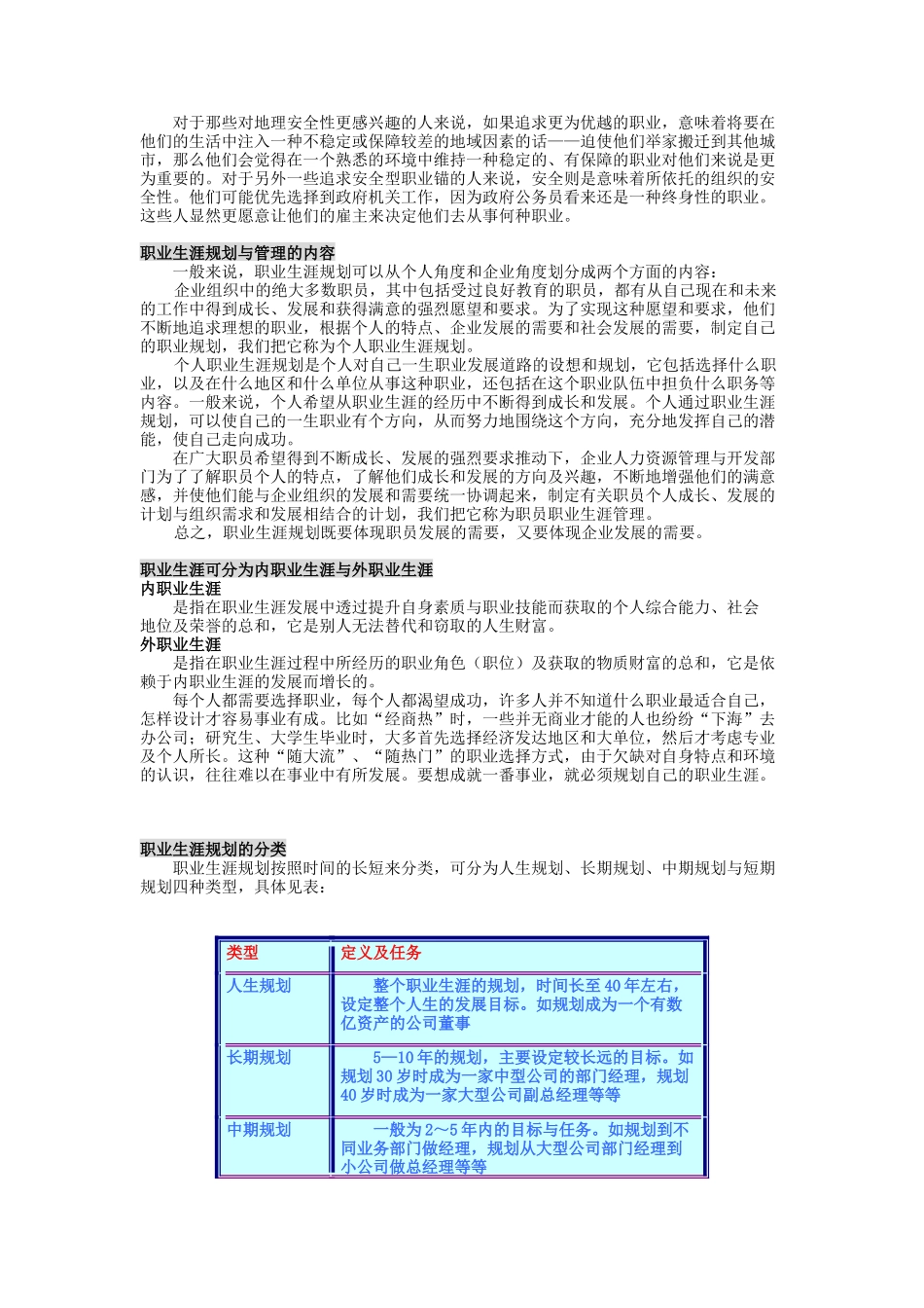 职员职业生涯规划与集团未来战略的关系_第3页