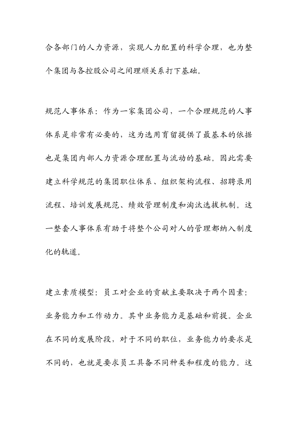 某集团公司人力资源5年战略规划_第3页