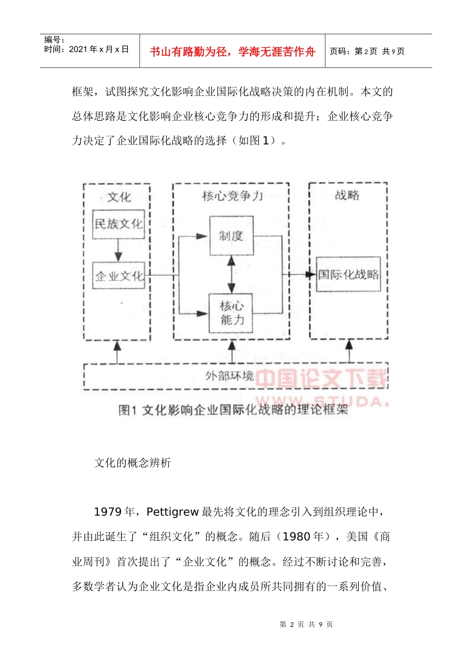 谈文化对企业国际化战略的作用_第2页