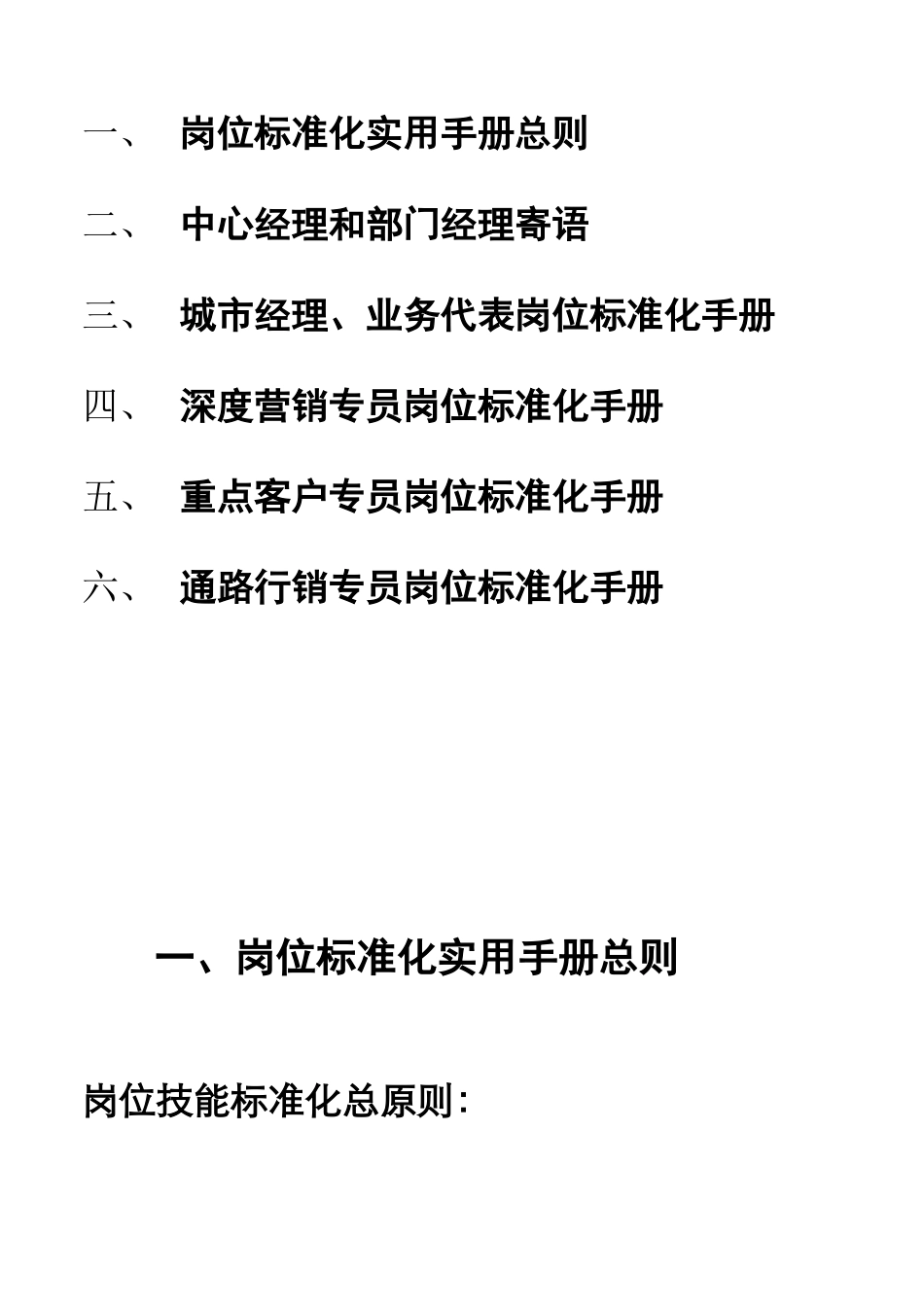 城市经理业务代表人岗位标准化实用手册_第2页