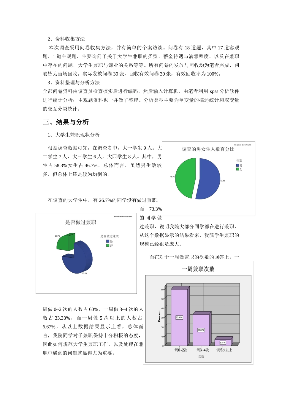 关于大学生兼职情况的调查_第2页