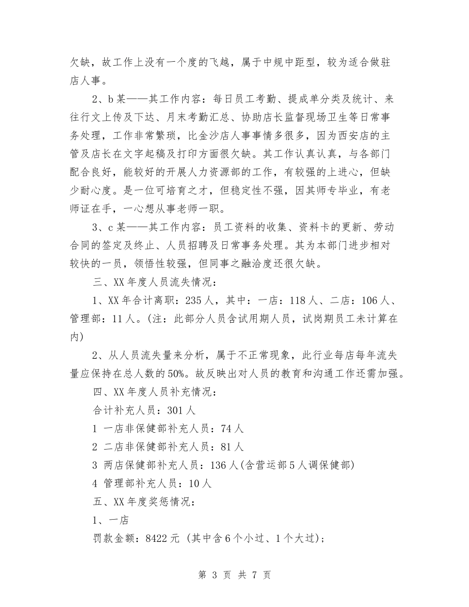 2024年度人力资源助理工作总结与2024年度人力资源总监工作总结汇编_第3页