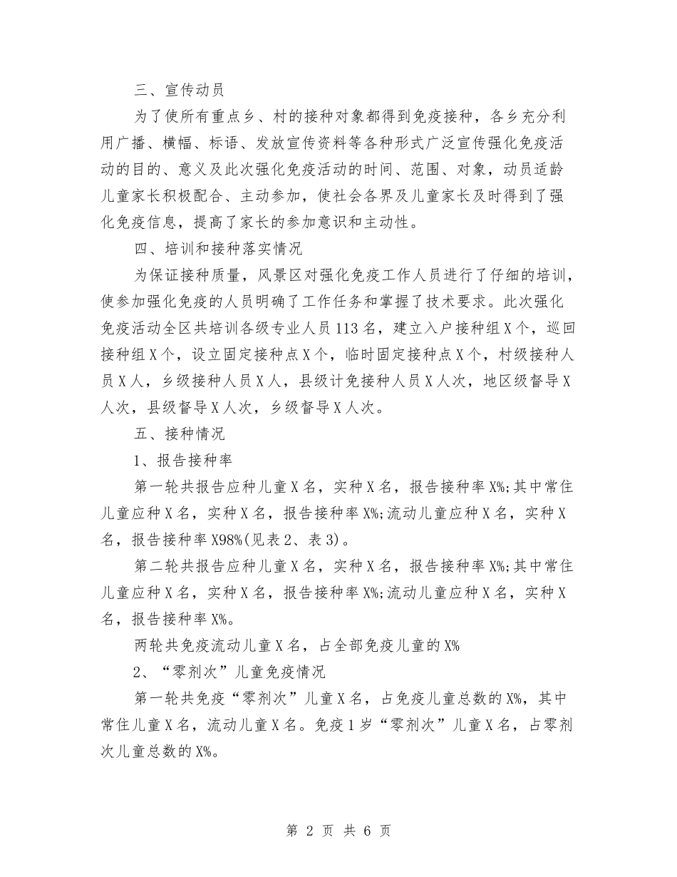 2024年医院世界强化免疫日活动总结范文与2024年医院个人总结汇编_第2页