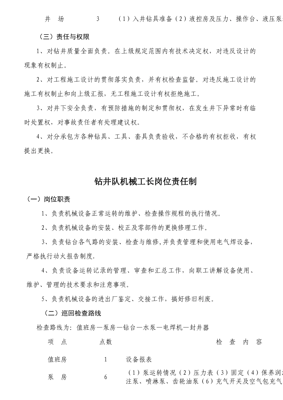 钻井队技术员工程师岗位责任制_第2页