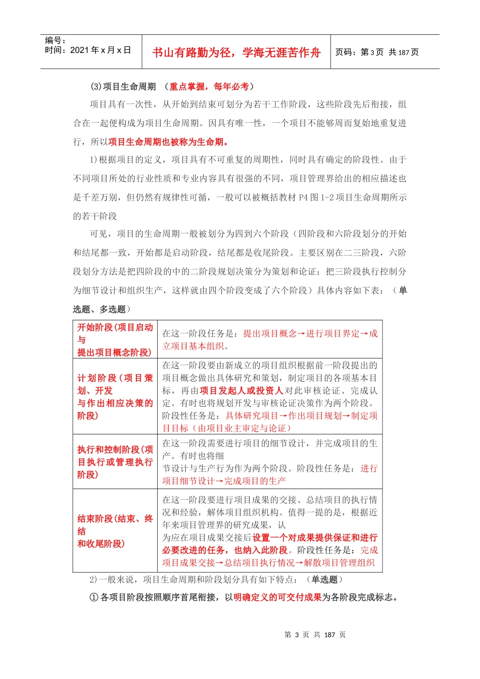 讲义项目管理综合汇编_第3页