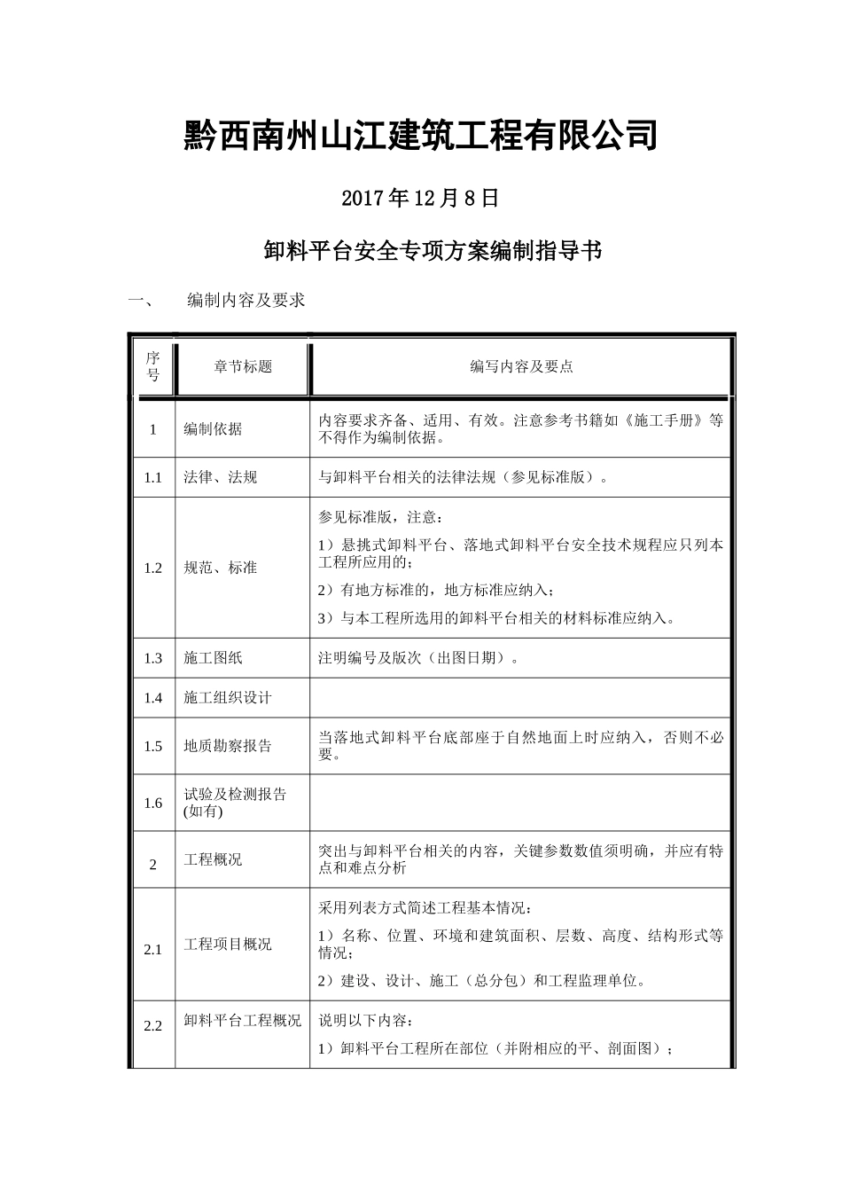 悬挑式卸料平台专项施工方案培训资料_第2页