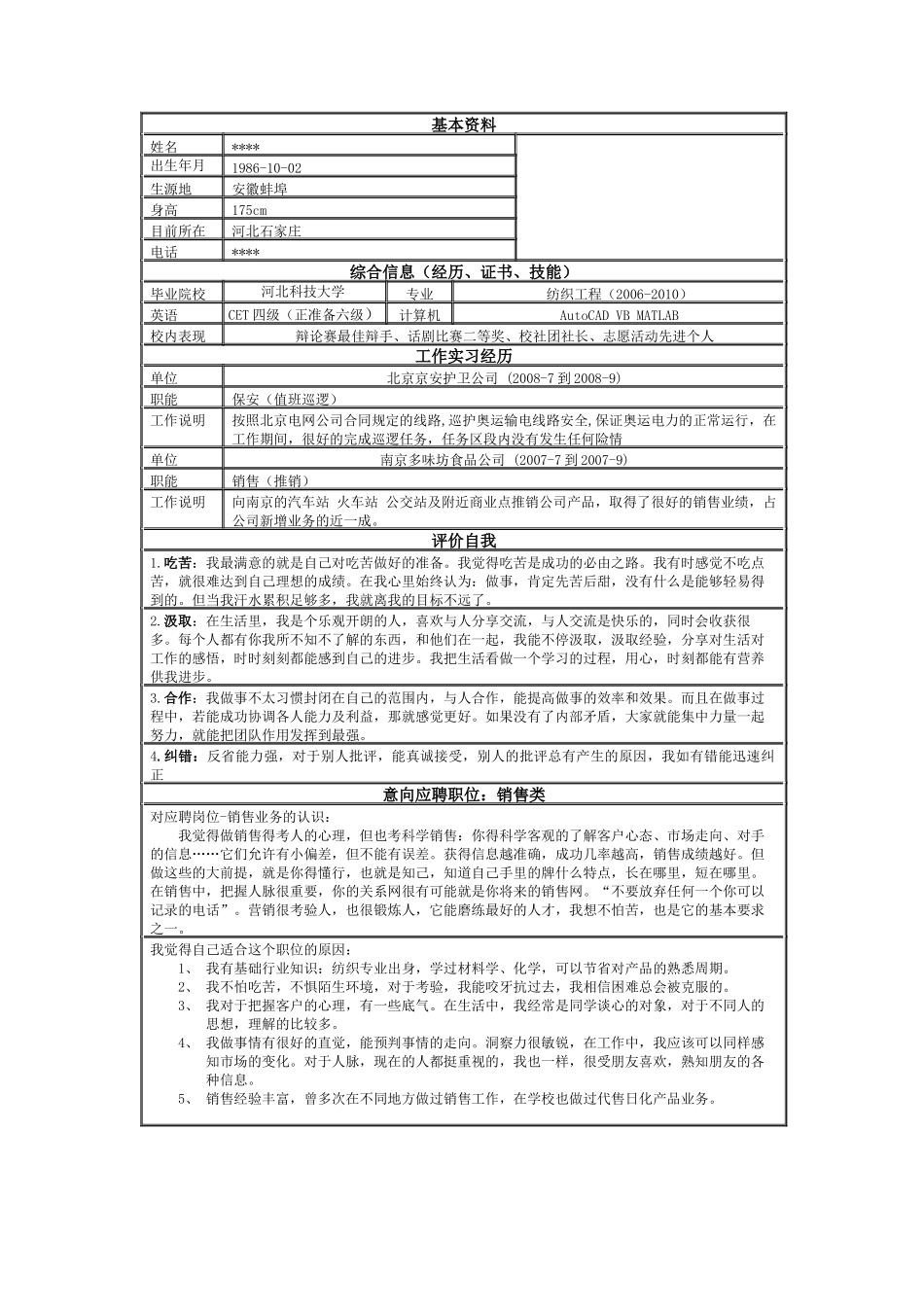 最受欢迎的求职简历模板下载_第1页