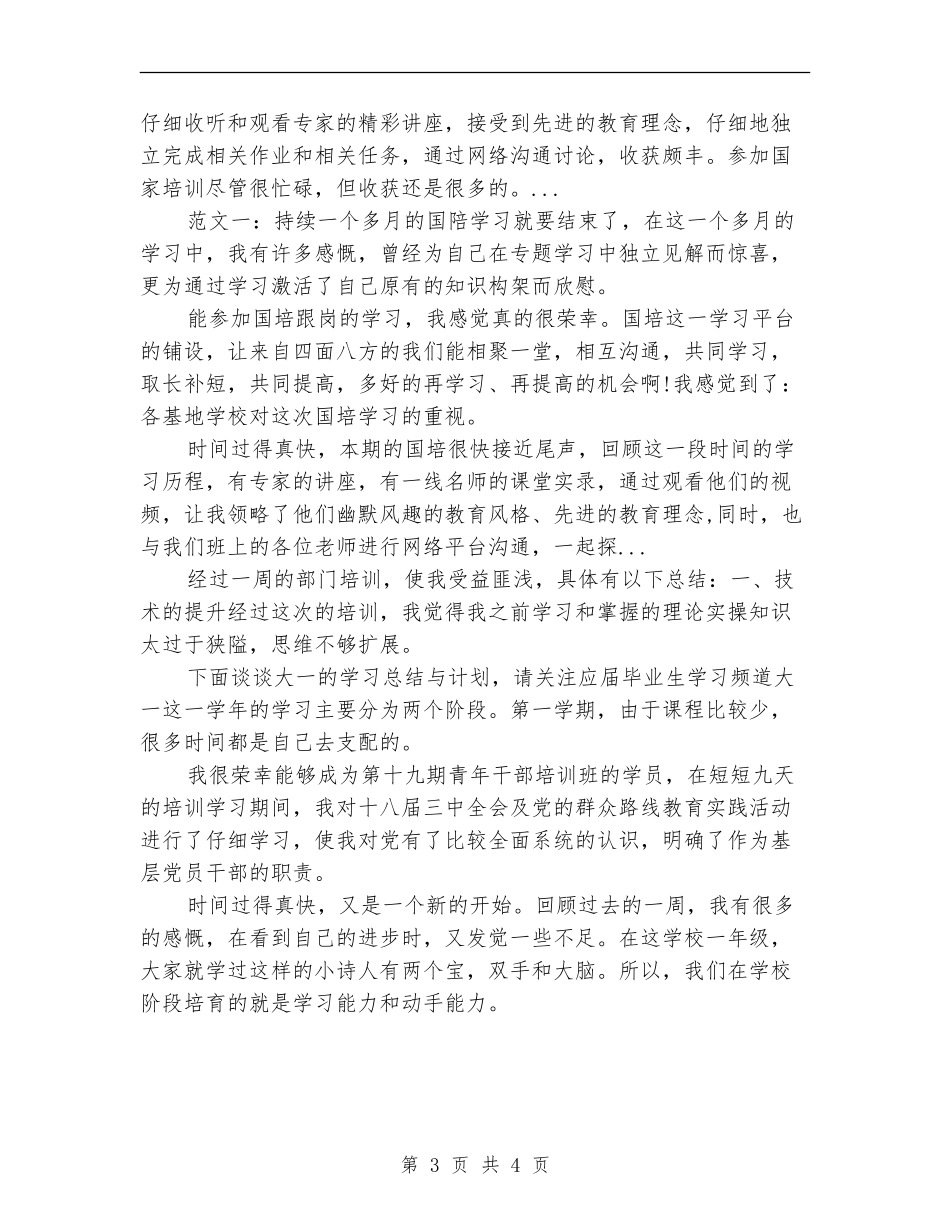 2024年8月党员个人工作总结_第3页