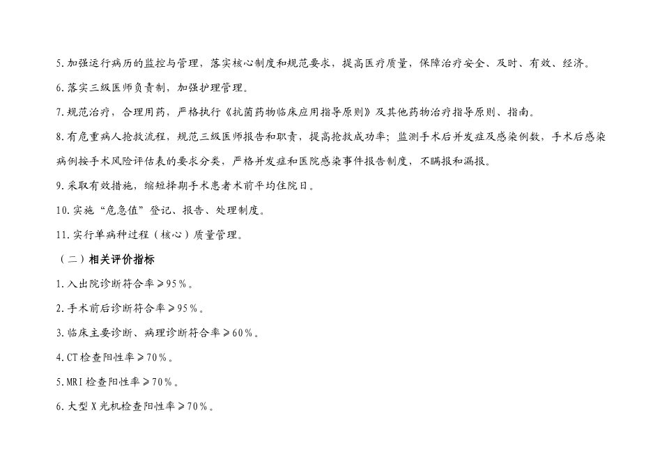 手术科室医疗质量与安全管理及持续改进方案与质量考核_第2页