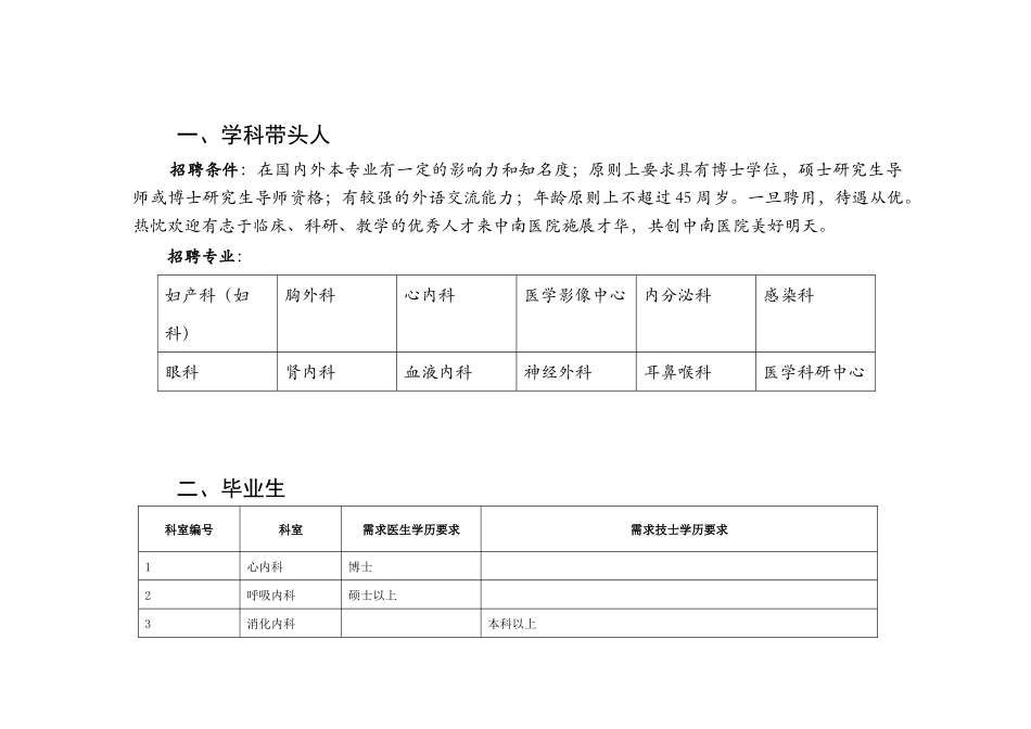 武汉大学中南医院招聘信息_第3页