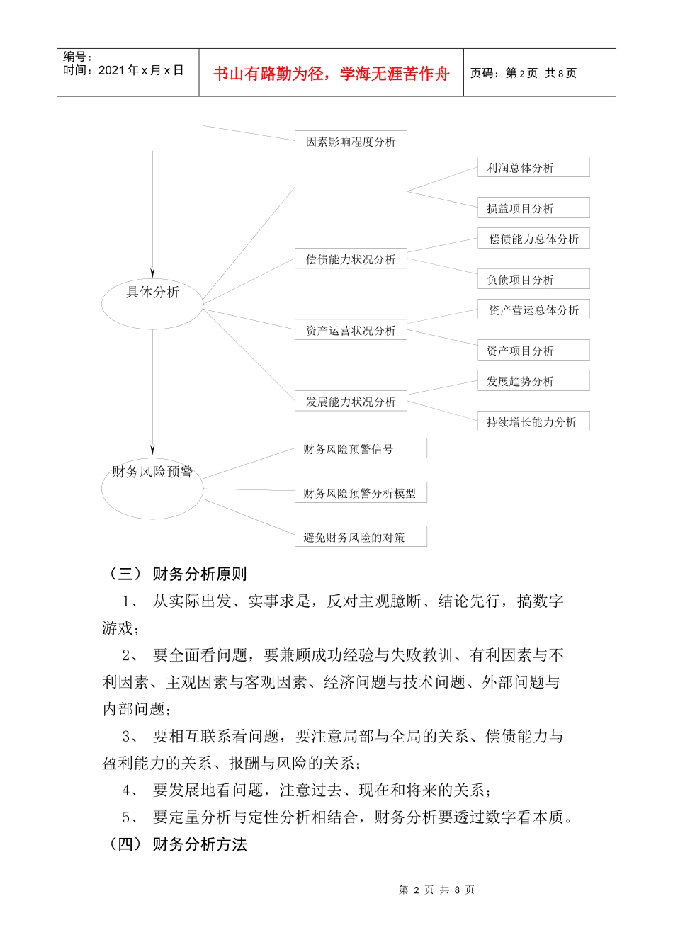 财务分析管理流程(DOC 8页)_第2页