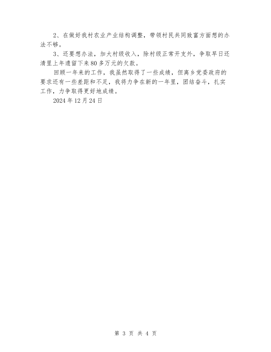 树下村2024年工作总结_第3页