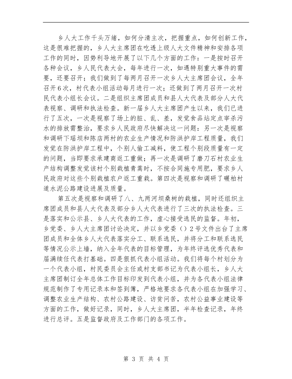 2024年乡镇人大年底总结及今后计划范文_第3页