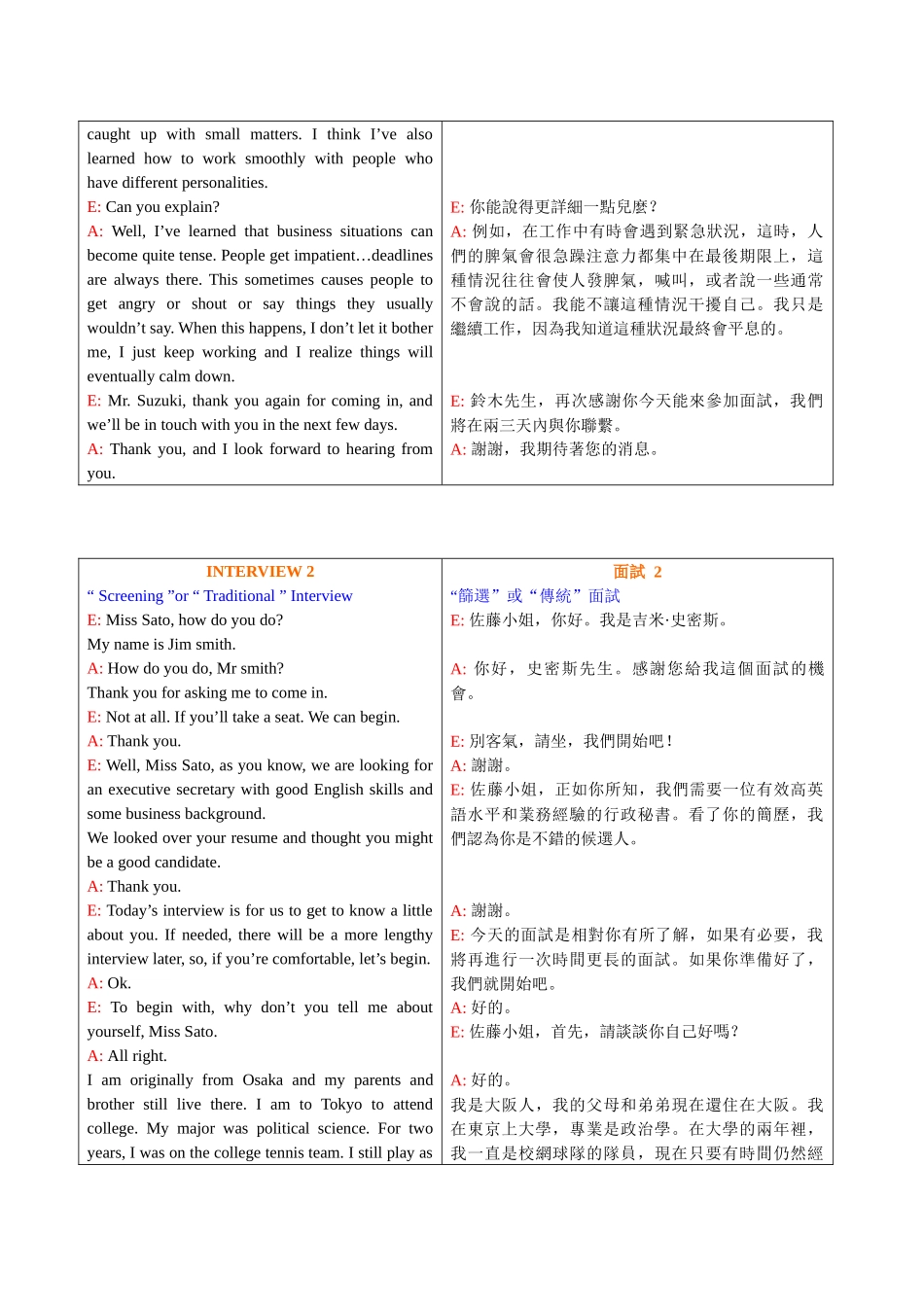 英文简历与外企面试技巧_第3页