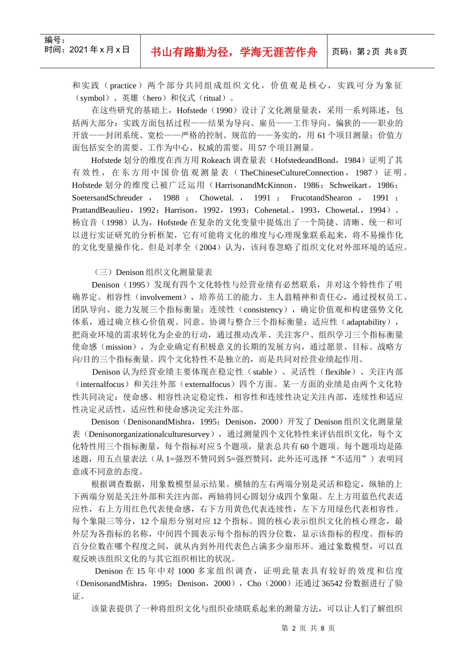 试谈测量企业文化的有效工具_第2页