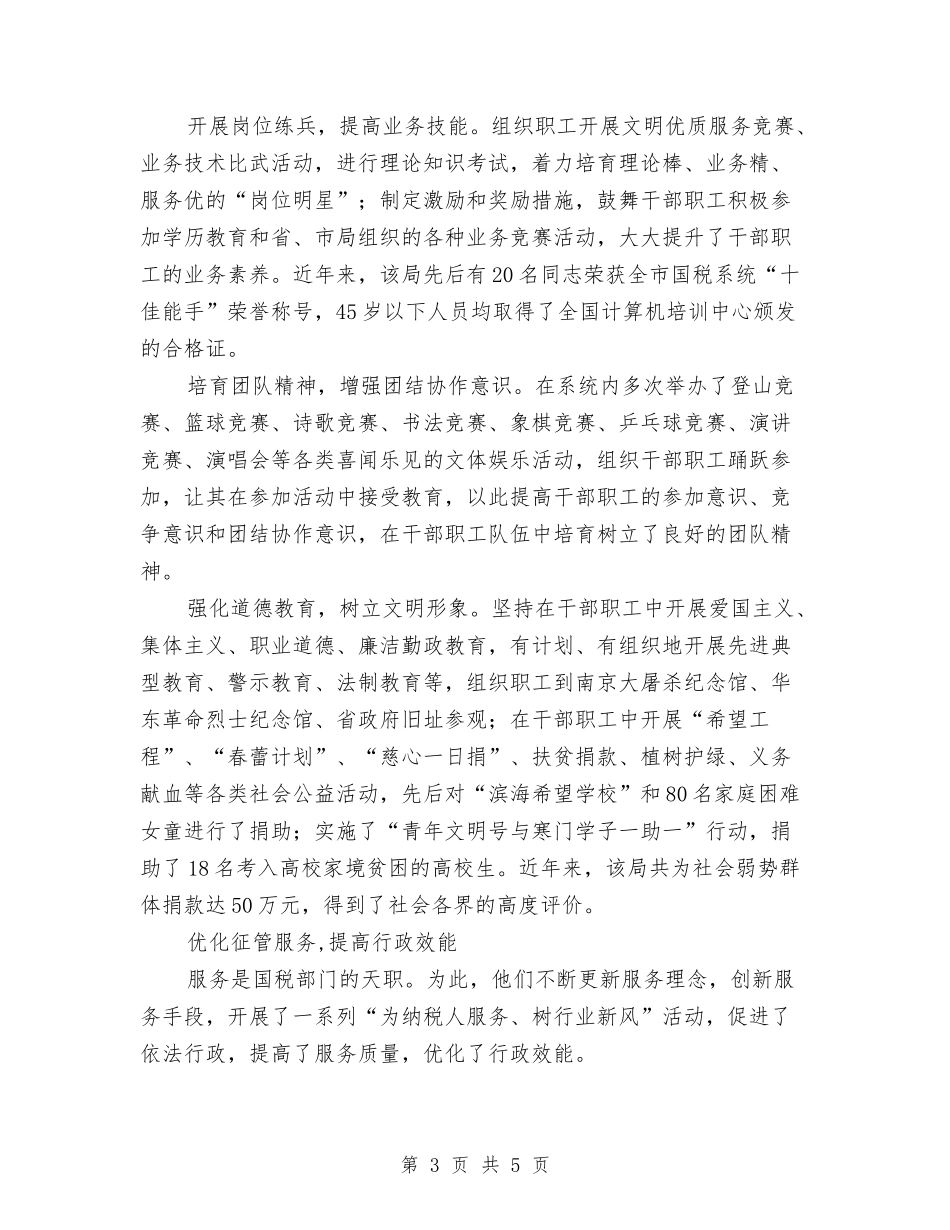 国税局职业道德建设申报_第3页