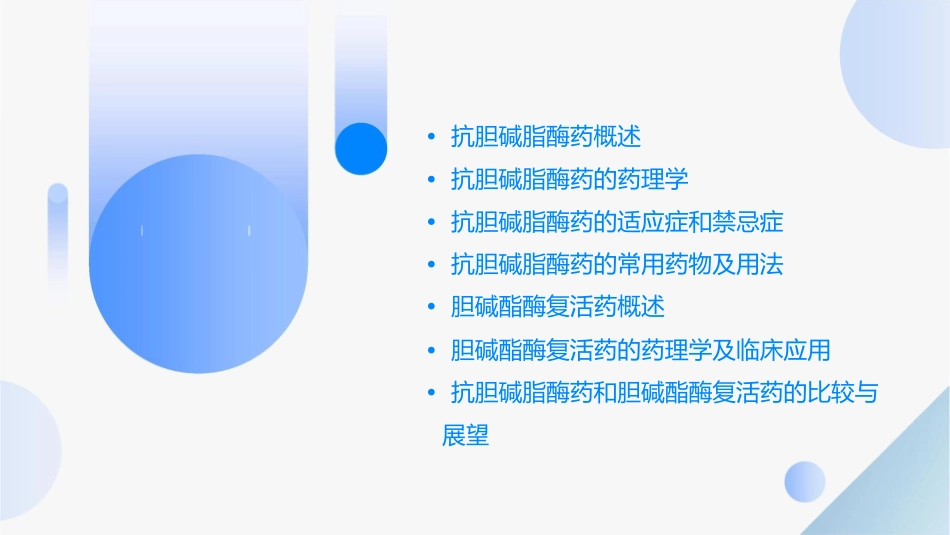 抗胆碱脂酶药和胆碱酯酶复活药课件_第2页