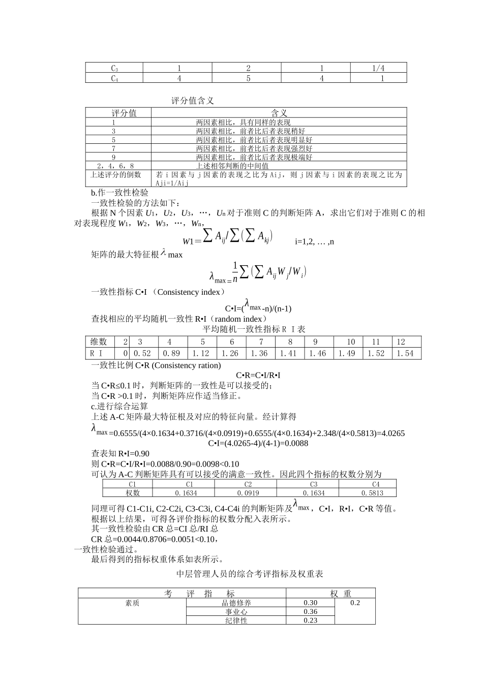西玛电机中层管理人员的绩效考评_第3页