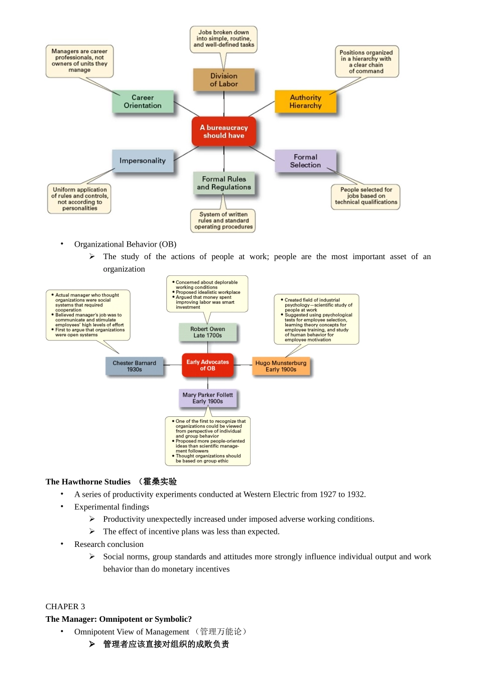 对外经济贸易大学 管理学原理 考点 精华 UIBE_第3页