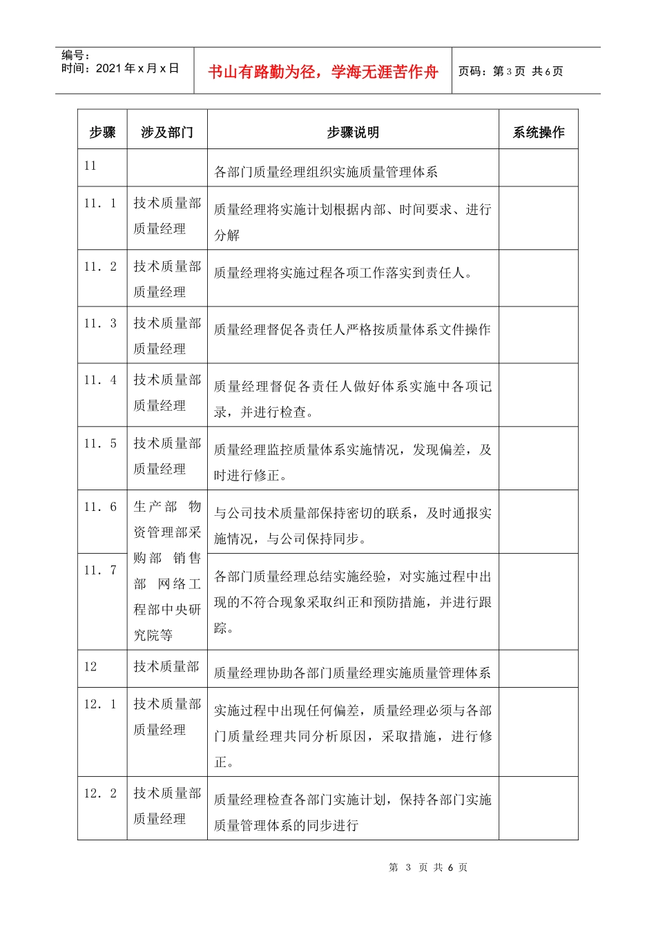 质量管理体系实施标准流程_第3页