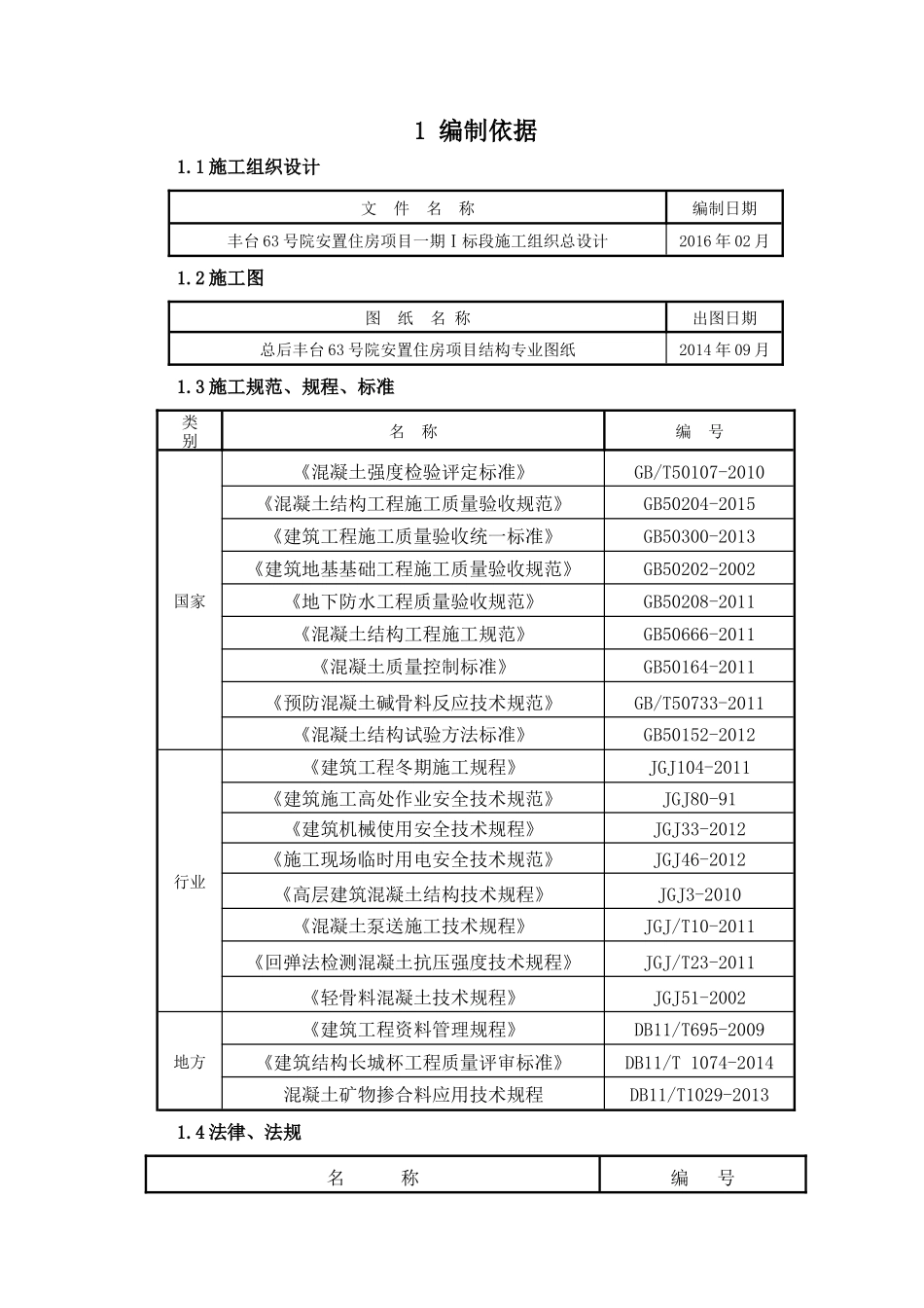 丰台63号院混凝土施工方案415_第1页