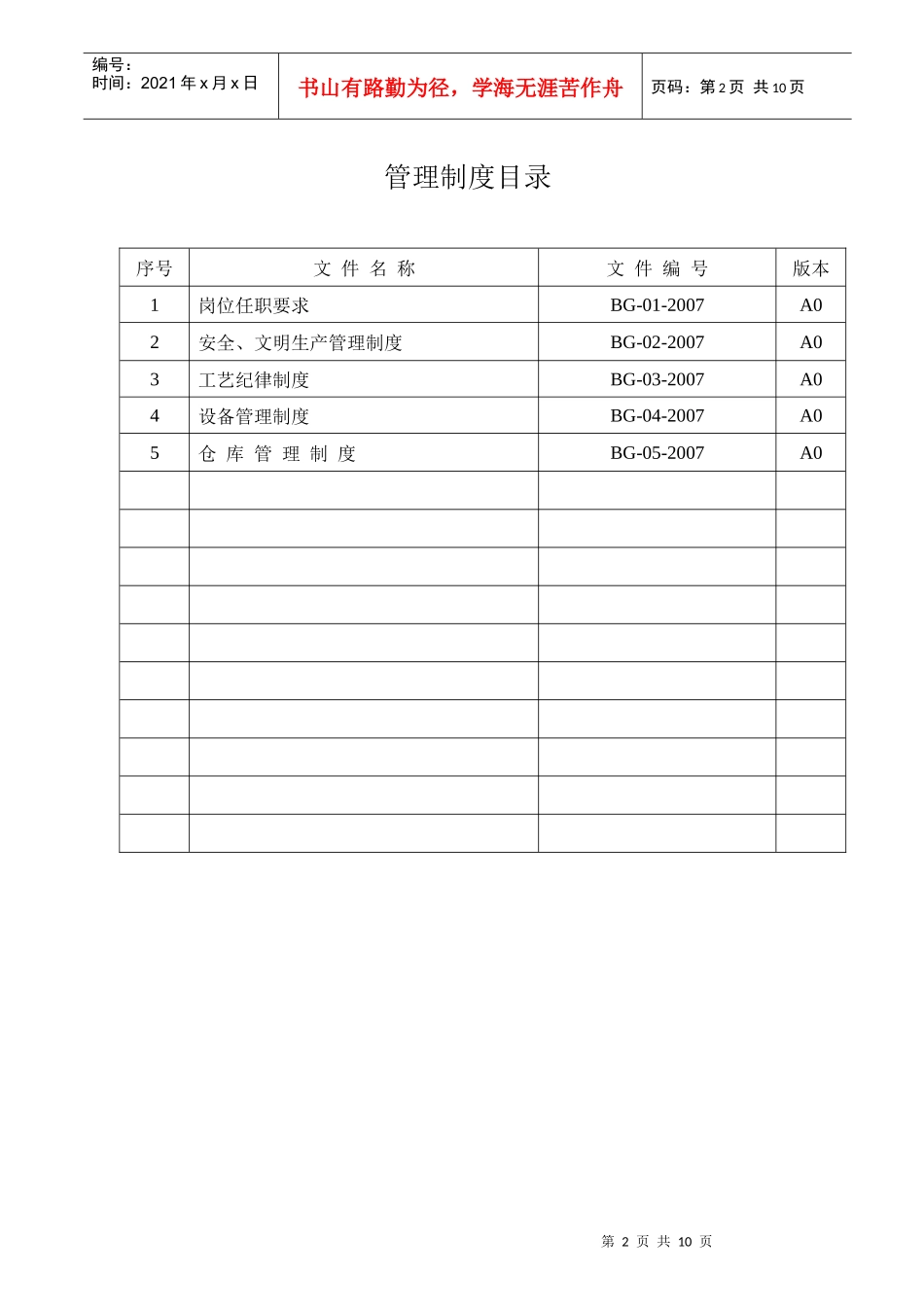 轴承公司管理制度汇编_第2页