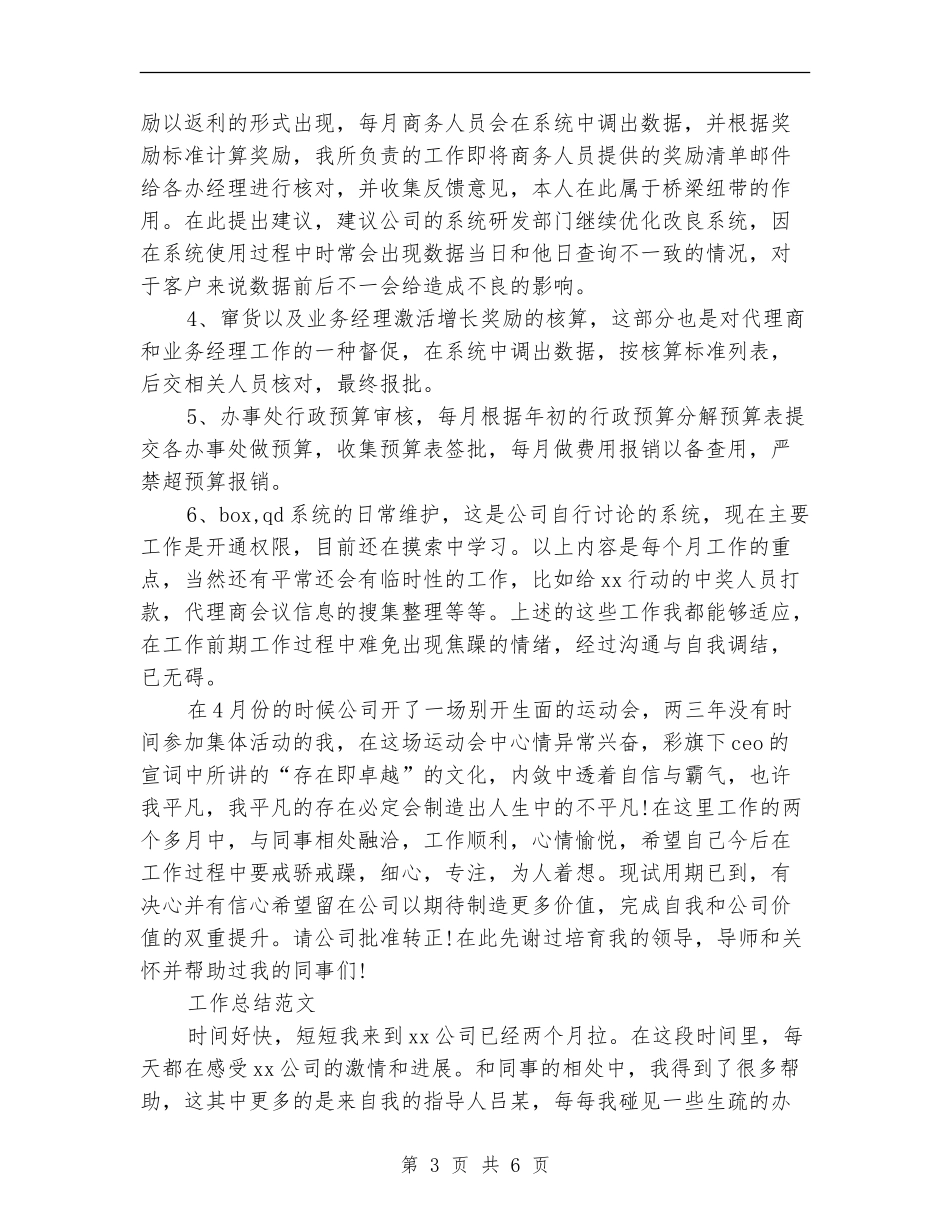 2024年销售员试用期转正工作总结范文2_第3页