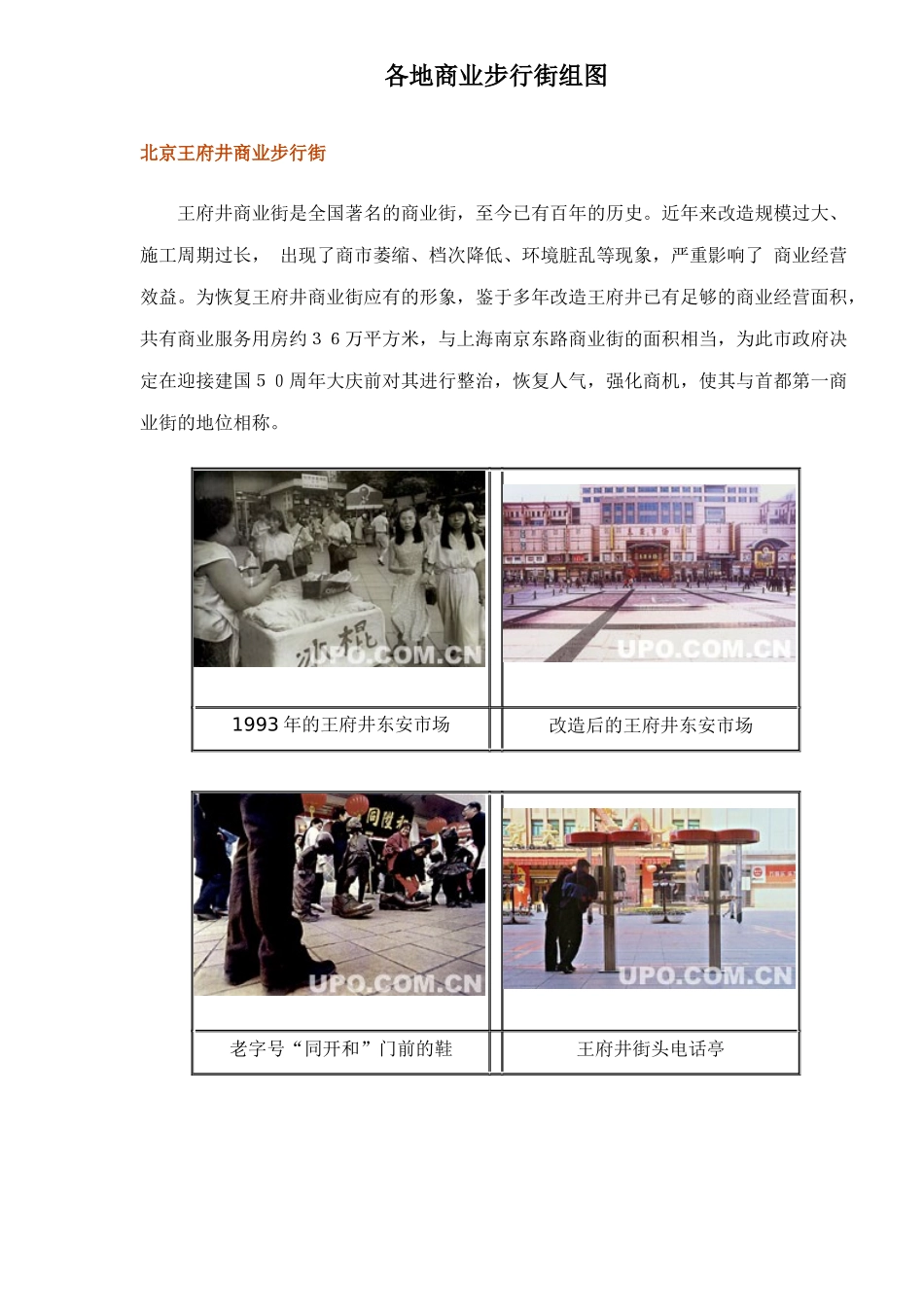 各地商业步行街组图资料_第1页
