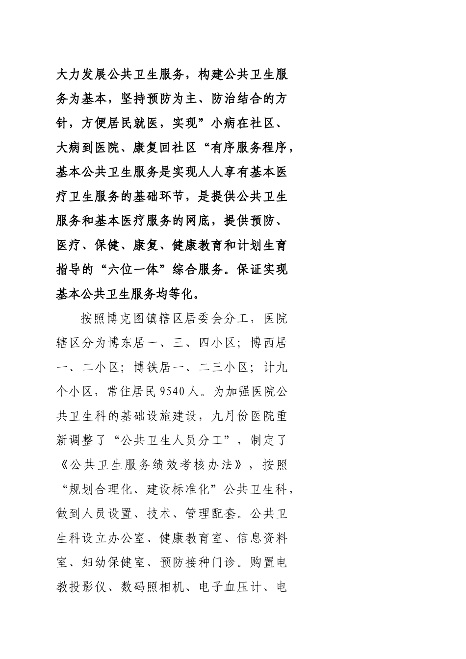 公共卫生服务工作记实_第2页
