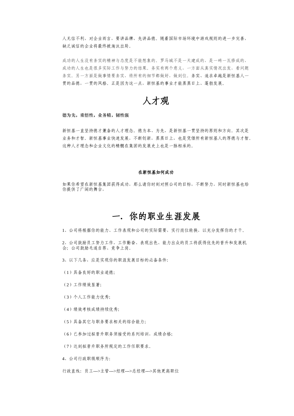 新恒基集团员工手册（17页）_第3页