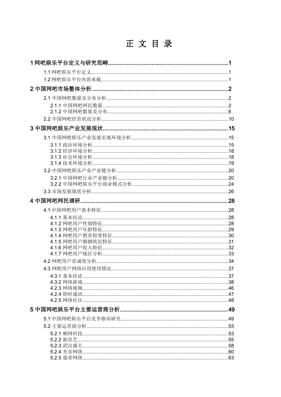 某网吧娱乐产业专题研究报告_第2页