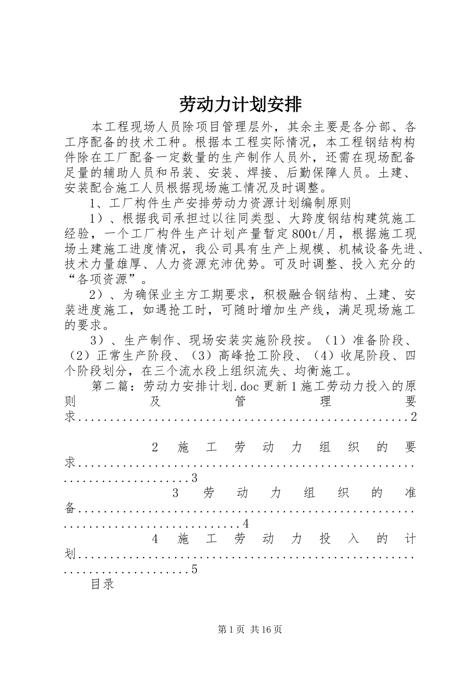 劳动力计划安排_第1页