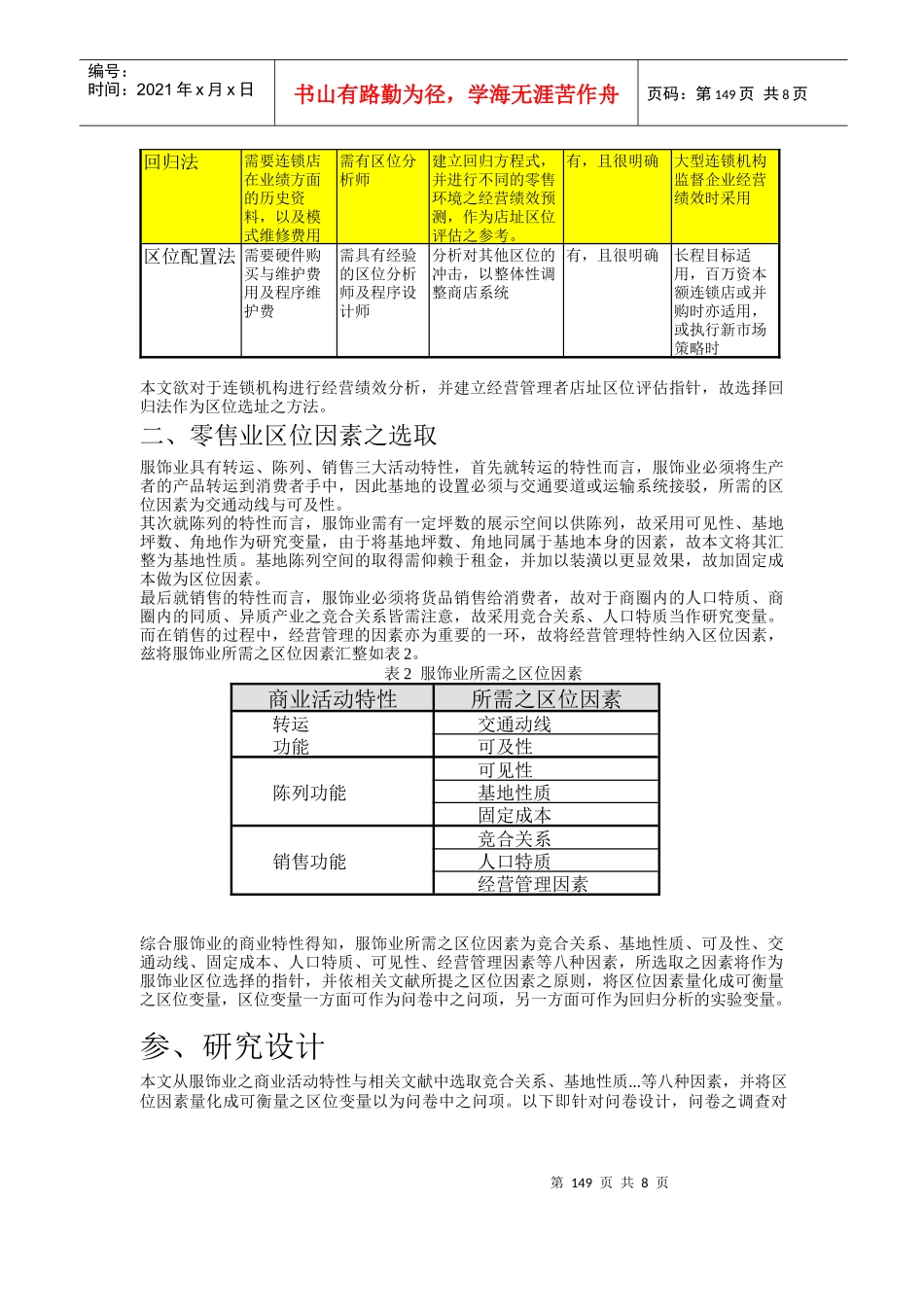 连锁型服饰业店址区位选择之研究_第3页
