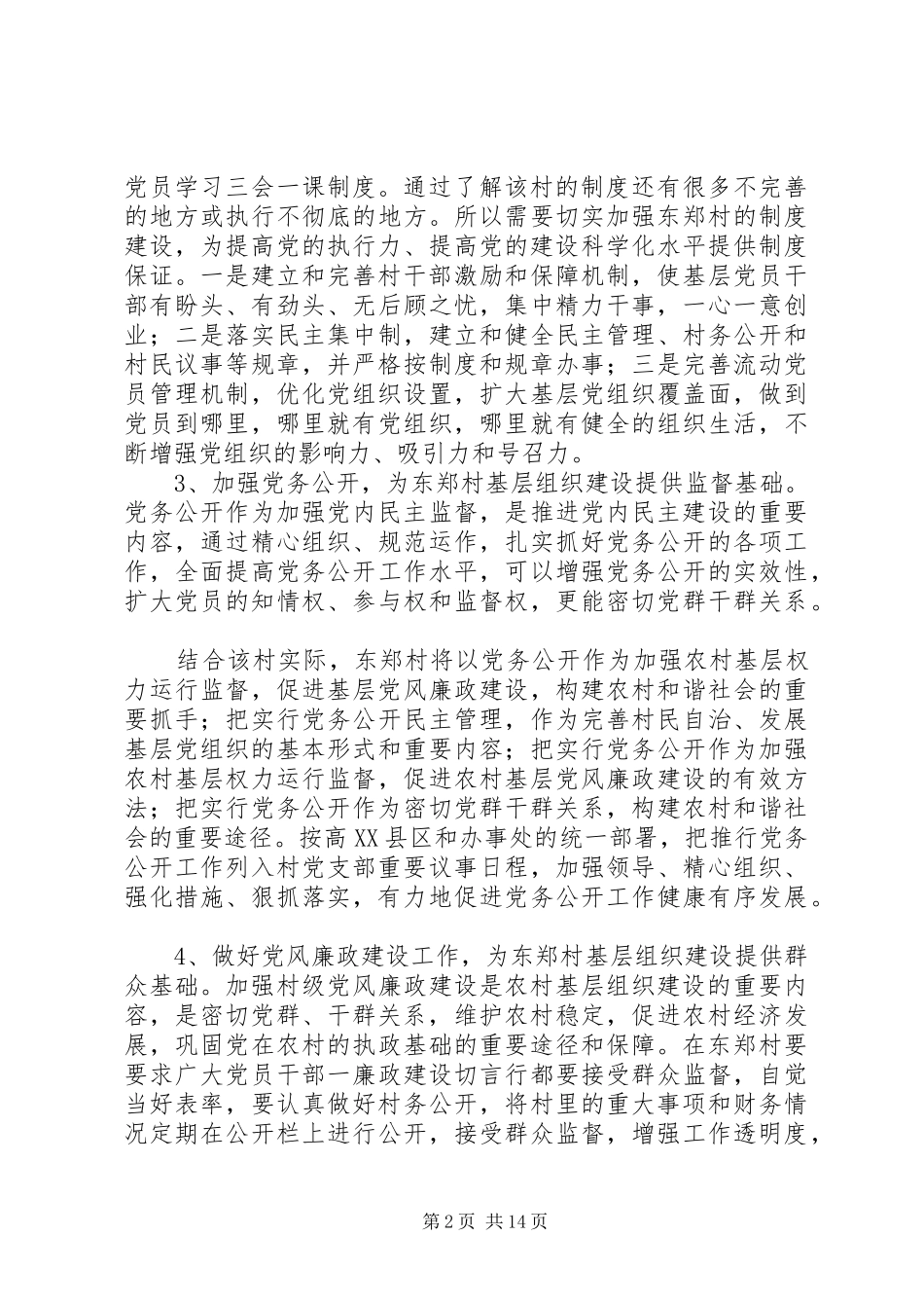 东郑村第一书记工作计划_第2页