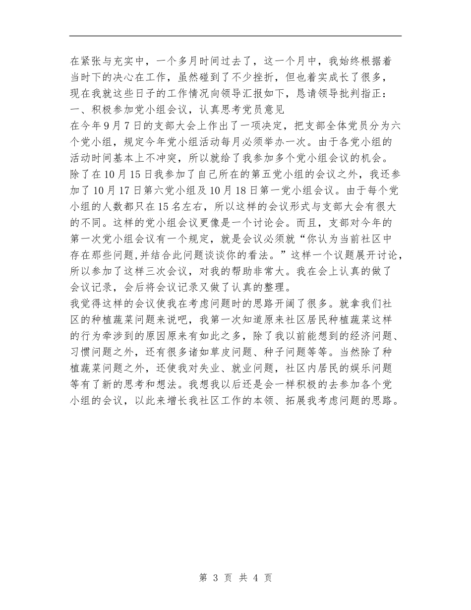 2024年村官10月工作总结_第3页