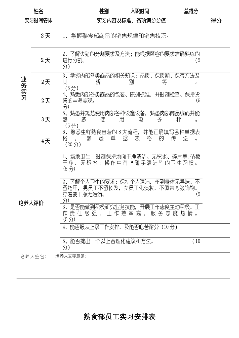 普通员工实习内容及计划_第2页