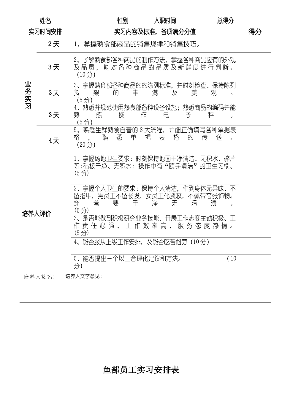 普通员工实习内容及计划_第3页