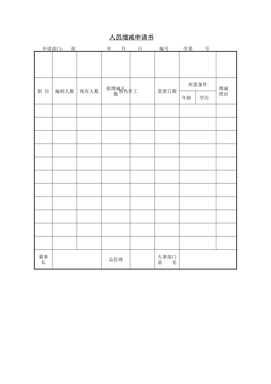 招聘申请书（9页）_第2页