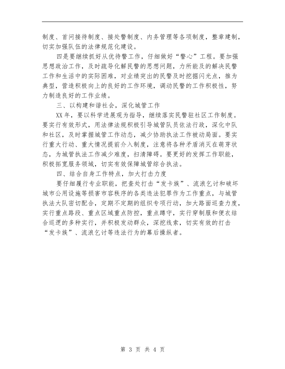 城管支队年度工作计划范文_第3页